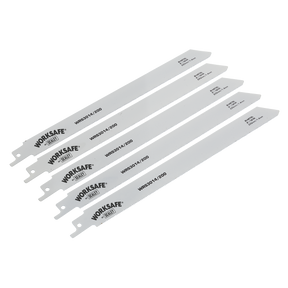 Sealey WRS3014/200 Reciprocating Saw Blade for Metal 225mm 18tpi - Pack of 5