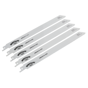 Sealey WRS3014/250 Worksafe® Reciprocating Saw Blade for Metal 250mm 18tpi - Pack of 5