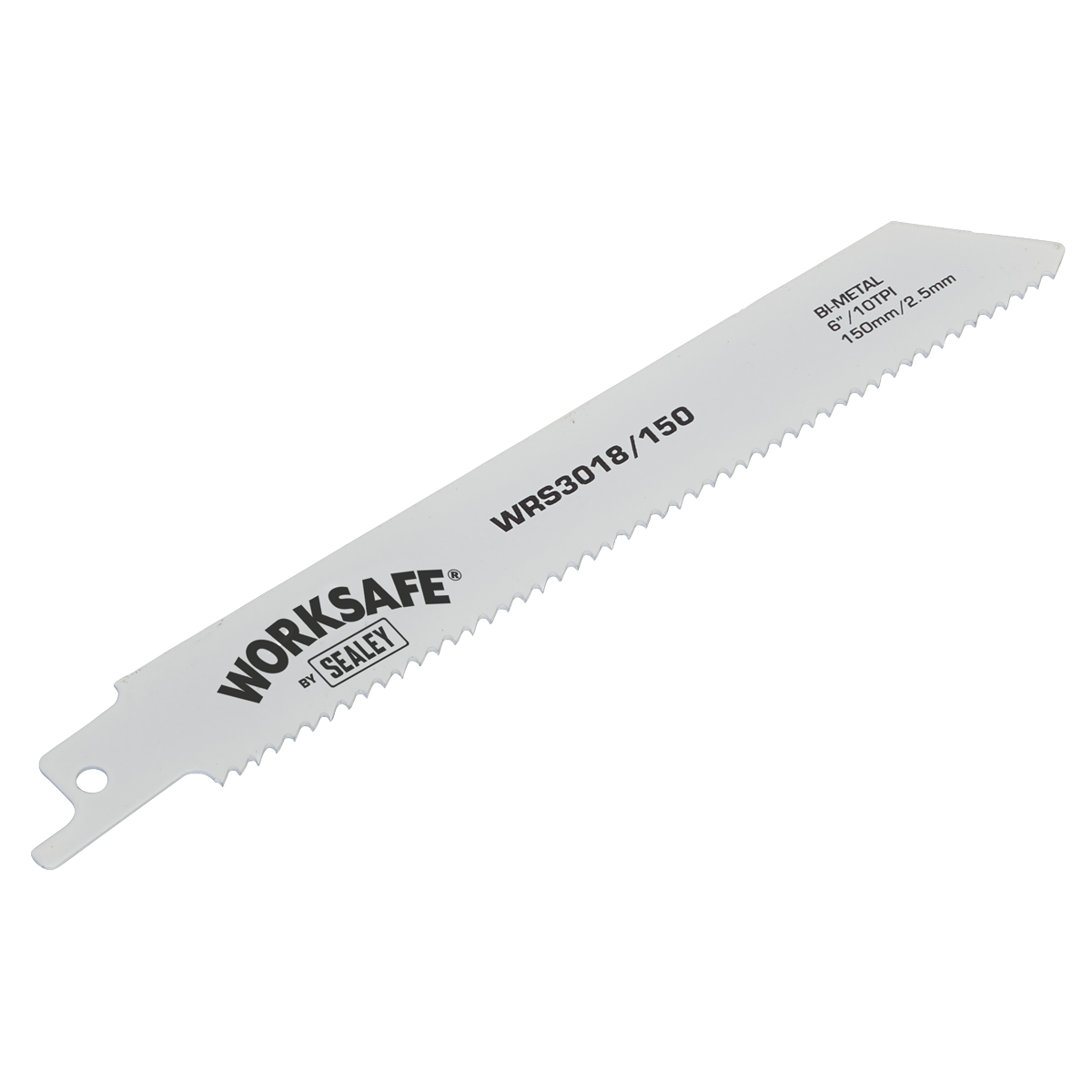 Sealey WRS3018/150 Worksafe® Reciprocating Saw Blade 150mm 10tpi - Pack of 5 - additional view 2