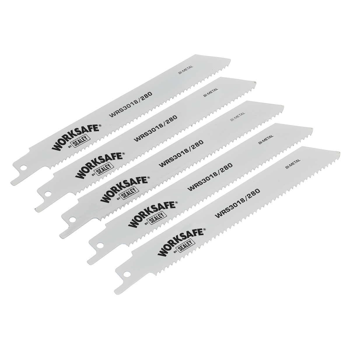 Sealey WRS3018/280 Worksafe® Reciprocating Saw Blade 280mm 10tpi - Pack of 5