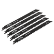 Sealey WRS3019/225 Reciprocating Saw Blade for Wood 225mm 3tpi - Pack of 5