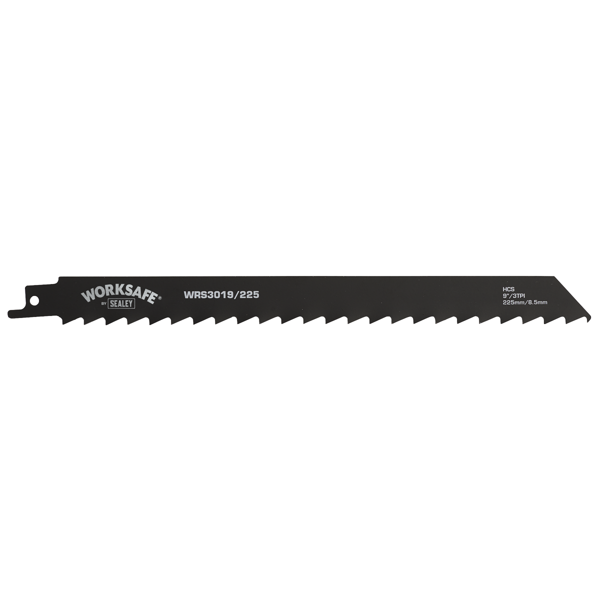 Sealey WRS3019/225 Reciprocating Saw Blade for Wood 225mm 3tpi - Pack of 5 - additional view 2
