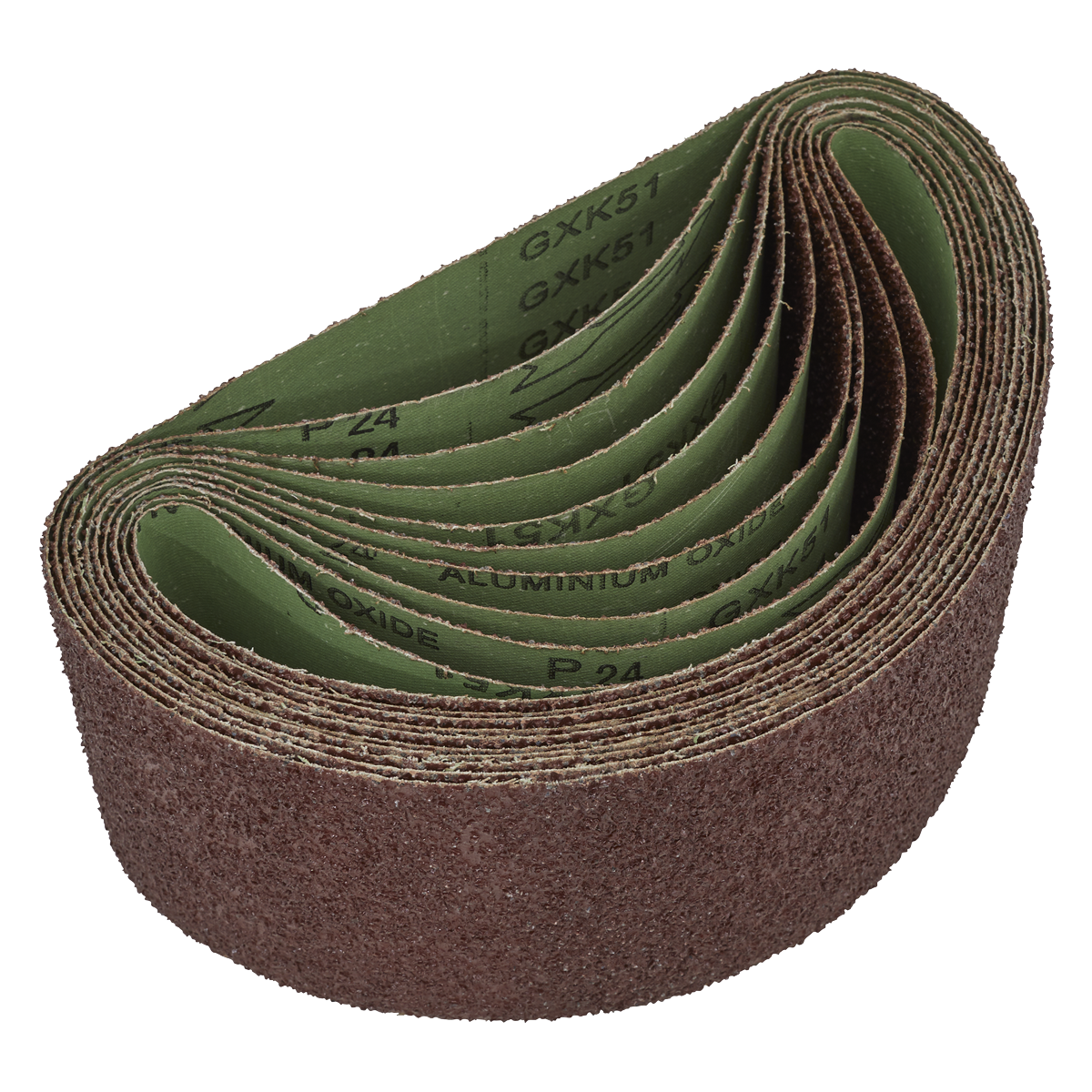 Sealey WSB61245 Worksafe® 100 x 610mm Sanding Belt 24Grit - Pack of 5