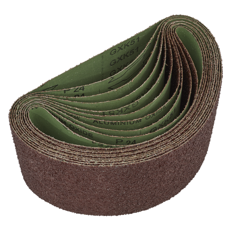 Sealey WSB61245 Worksafe® 100 x 610mm Sanding Belt 24Grit - Pack of 5