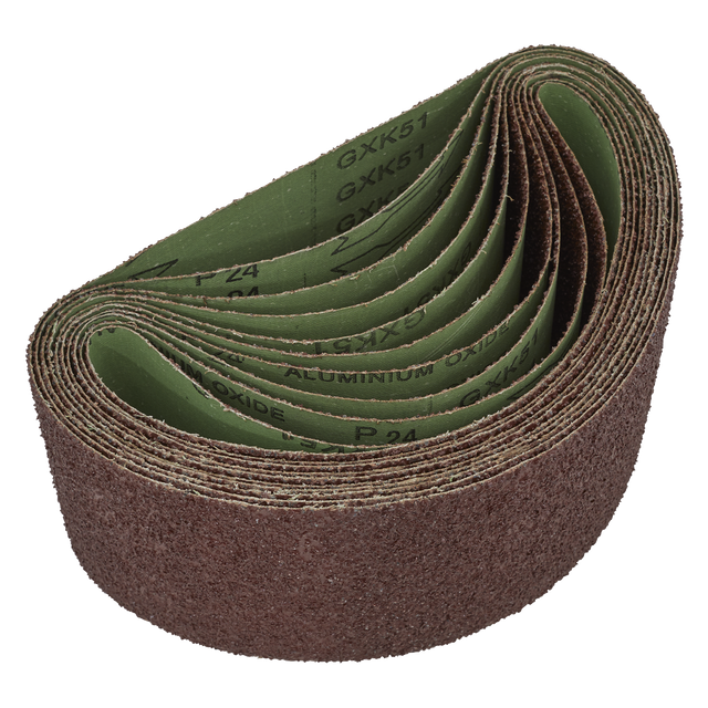 Sealey WSB61245 Worksafe® 100 x 610mm Sanding Belt 24Grit - Pack of 5