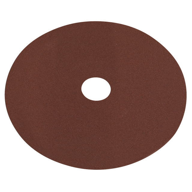 Sealey WSD4120 Worksafe® 100mm Fibre Backed Sanding Disc 120Grit - Pack of 25
