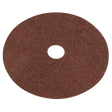 Sealey WSD424 Worksafe® 100mm Fibre Backed Sanding Disc 24Grit - Pack of 25