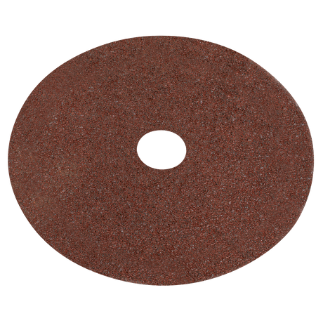 Sealey WSD424 Worksafe® 100mm Fibre Backed Sanding Disc 24Grit - Pack of 25