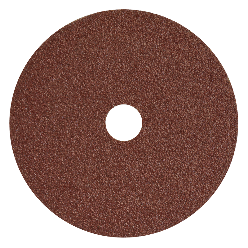 Sealey WSD440 Worksafe® 100mm Fibre Backed Sanding Disc 40Grit - Pack of 25 - additional view 2