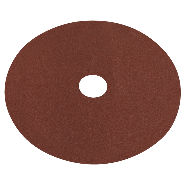 Sealey WSD4580 Worksafe® 115mm Fibre Backed Sanding Disc 80Grit - Pack of 25