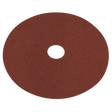 Sealey WSD460 Worksafe® 100mm Fibre Backed Sanding Disc 60Grit - Pack of 25