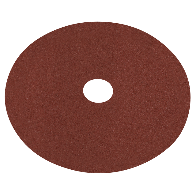 Sealey WSD460 Worksafe® 100mm Fibre Backed Sanding Disc 60Grit - Pack of 25