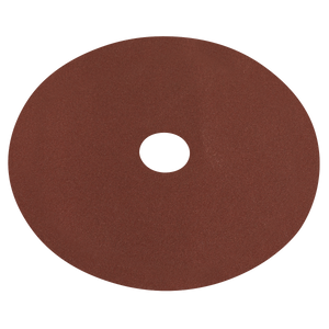 Sealey WSD480 Worksafe® 100mm Fibre Backed Sanding Disc 80Grit - Pack of 25