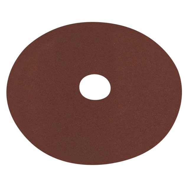 Sealey WSD5120 Worksafe® 125mm Fibre Backed Sanding Disc 120Grit - Pack of 25