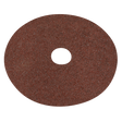 Sealey WSD524 Worksafe® 125mm Fibre Backed Sanding Disc 24Grit - Pack of 25