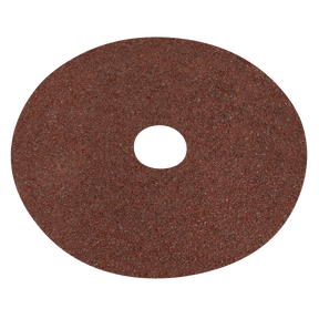 Sealey WSD524 Worksafe® 125mm Fibre Backed Sanding Disc 24Grit - Pack of 25