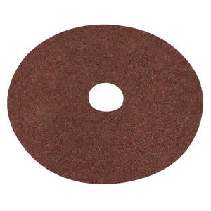 Sealey WSD524 Worksafe® 125mm Fibre Backed Sanding Disc 24Grit - Pack of 25