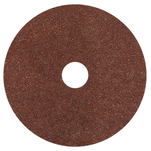 Sealey WSD524 Worksafe® 125mm Fibre Backed Sanding Disc 24Grit - Pack of 25 - additional view 2