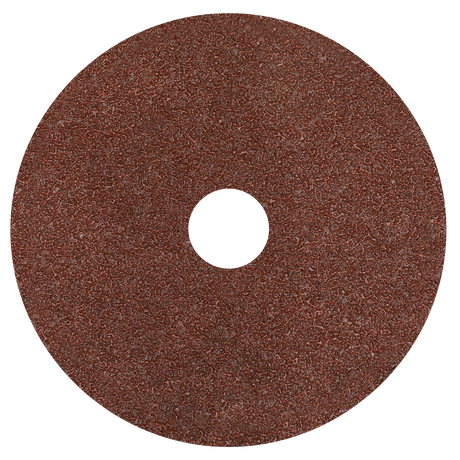 Sealey WSD524 Worksafe® 125mm Fibre Backed Sanding Disc 24Grit - Pack of 25 - additional view 2