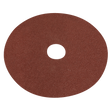 Sealey WSD540 Worksafe® 125mm Fibre Backed Sanding Disc 40Grit - Pack of 25