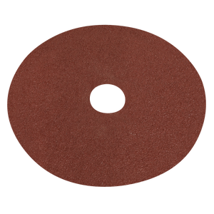 Sealey WSD540 Worksafe® 125mm Fibre Backed Sanding Disc 40Grit - Pack of 25