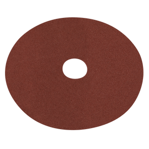 Sealey WSD560 Worksafe® 125mm Fibre Backed Sanding Disc 60Grit - Pack of 25