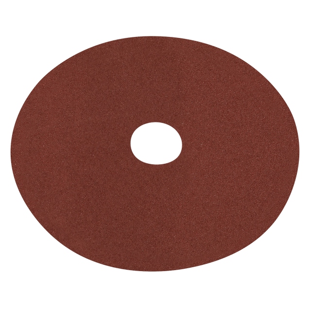 Sealey WSD560 Worksafe® 125mm Fibre Backed Sanding Disc 60Grit - Pack of 25