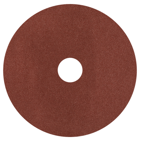 Sealey WSD560 Worksafe® 125mm Fibre Backed Sanding Disc 60Grit - Pack of 25 - additional view 2