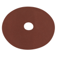 Sealey WSD580 Worksafe® 125mm Fibre Backed Sanding Disc 80Grit - Pack of 25