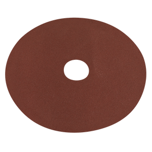 Sealey WSD580 Worksafe® 125mm Fibre Backed Sanding Disc 80Grit - Pack of 25