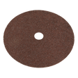 Sealey WSD724 Worksafe® 175mm Fibre Backed Sanding Disc 24Grit - Pack of 25