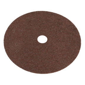 Sealey WSD724 Worksafe® 175mm Fibre Backed Sanding Disc 24Grit - Pack of 25