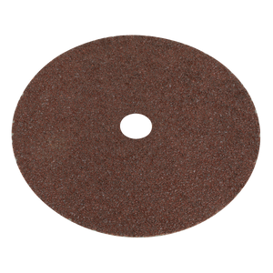 Sealey WSD724 Worksafe® 175mm Fibre Backed Sanding Disc 24Grit - Pack of 25
