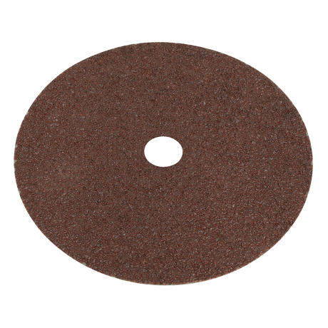 Sealey WSD724 Worksafe® 175mm Fibre Backed Sanding Disc 24Grit - Pack of 25