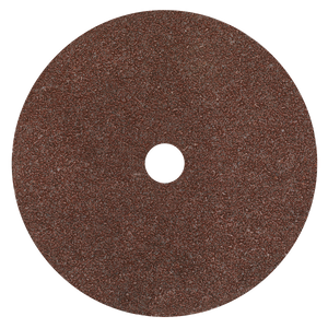 Sealey WSD724 Worksafe® 175mm Fibre Backed Sanding Disc 24Grit - Pack of 25 - additional view 2