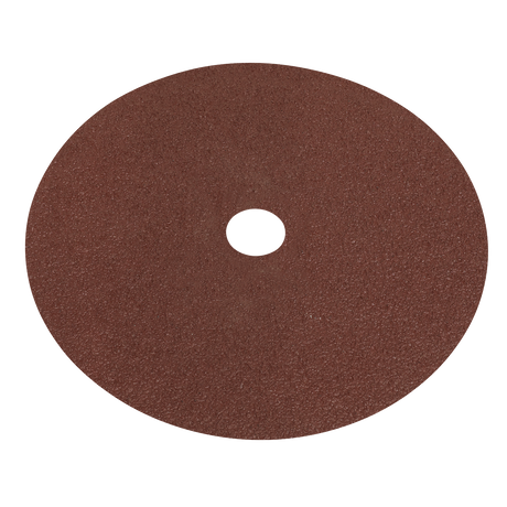 Sealey WSD740 Worksafe® 175mm Fibre Backed Sanding Disc 40Grit - Pack of 25