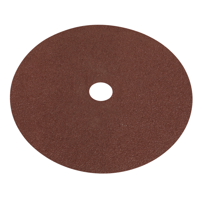 Sealey WSD740 Worksafe® 175mm Fibre Backed Sanding Disc 40Grit - Pack of 25