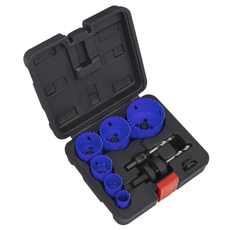 Sealey WSEHSK Electrician's Hole Saw Kit 9pc
