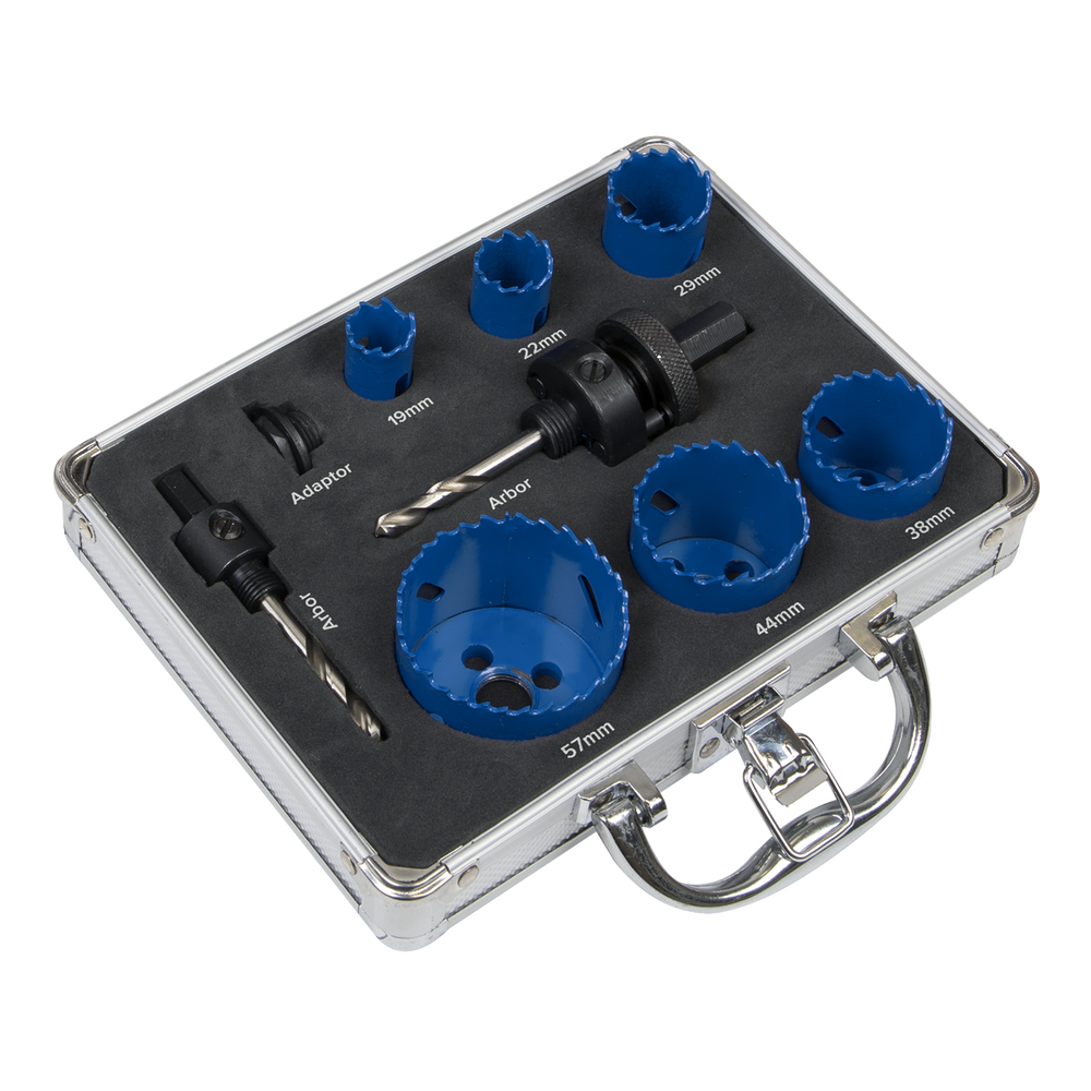 Sealey WSPHSK Plumber's Hole Saw Kit 9pc - additional view 3