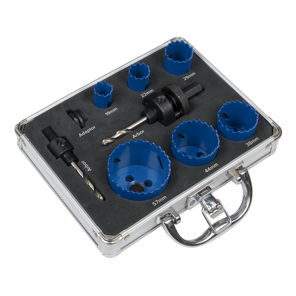 Sealey WSPHSK Plumber's Hole Saw Kit 9pc - additional view 3