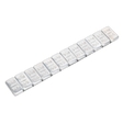 Sealey WWSA5 Steel Adhesive Wheel Weight 5g Strip of 12 - Pack of 100