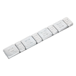 Sealey WWSA510 Steel Adhesive Wheel Weight 5/10g Strip of 8 - Pack of 100