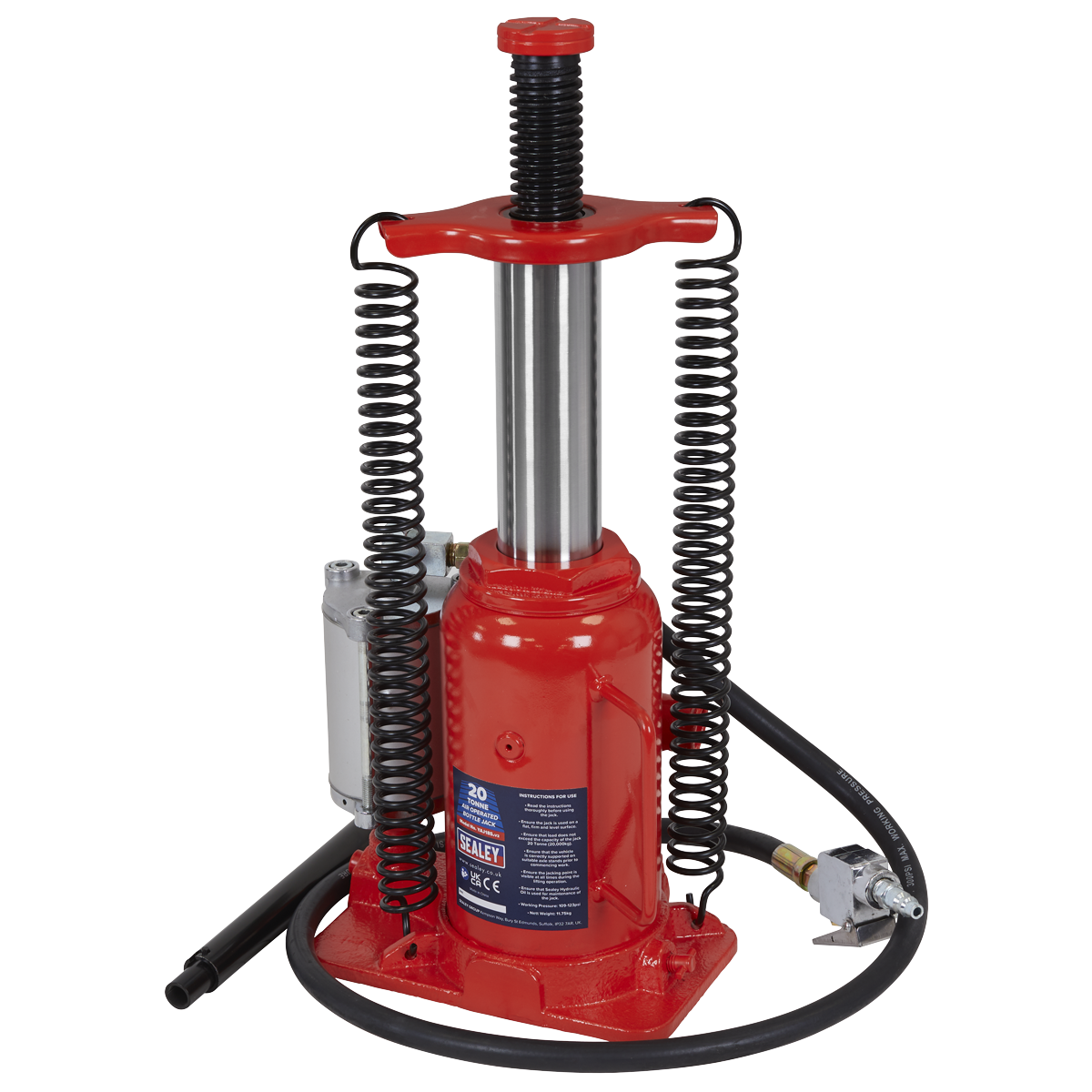 Sealey YAJ18S Air Operated Bottle Jack 20 Tonne - additional view 6