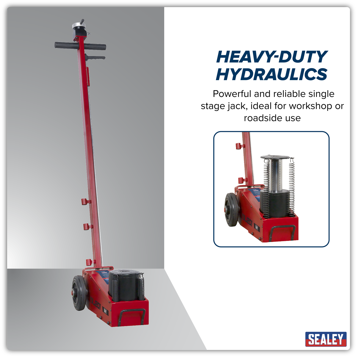 Sealey YAJ201 Air Operated Single Stage Jack 20 Tonne - additional view 6