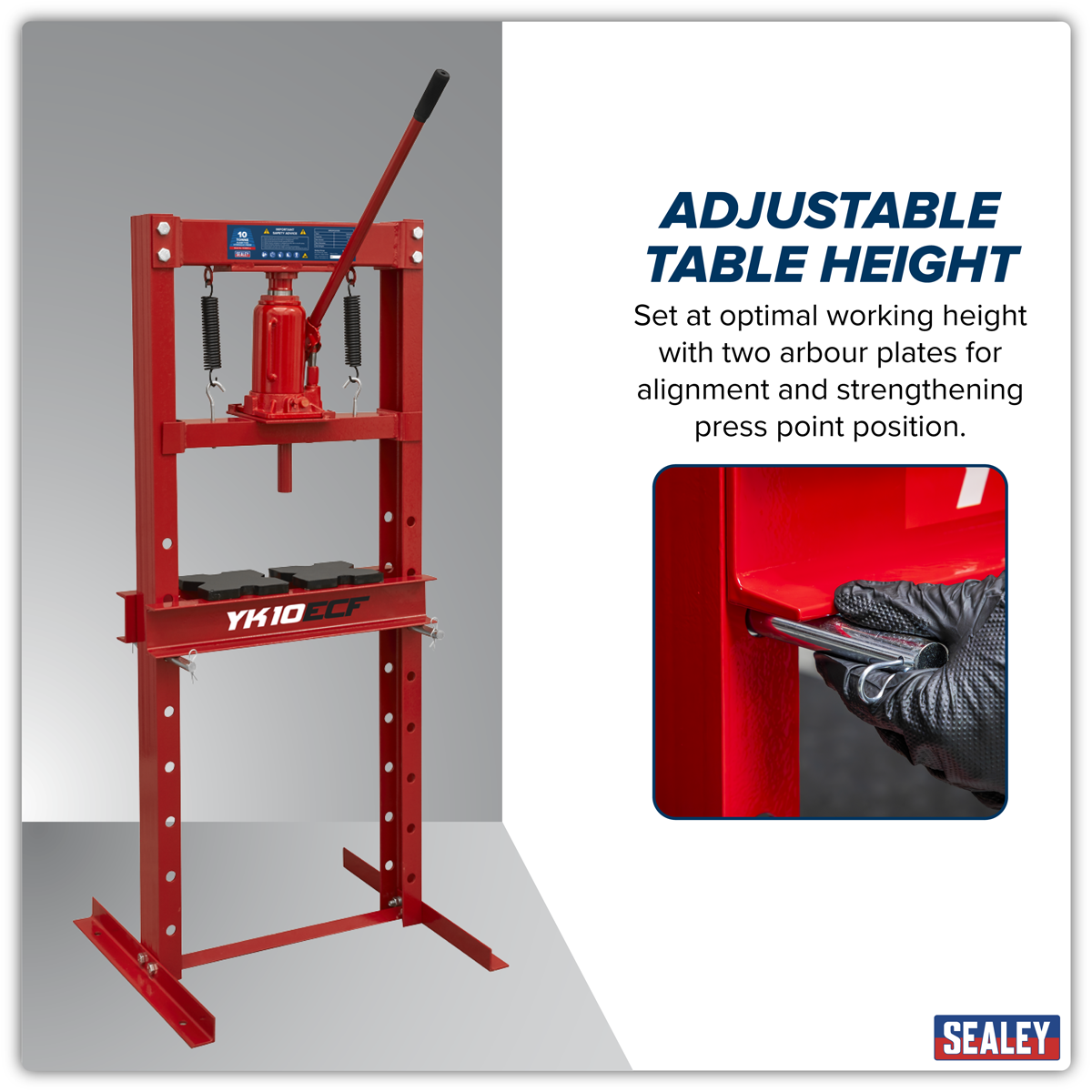 Sealey YK10ECF Hydraulic Floor Type Press 10 Tonne - additional view 9