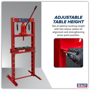 Sealey YK10ECF Hydraulic Floor Type Press 10 Tonne - additional view 9