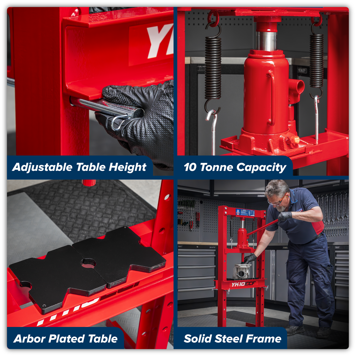 Sealey YK10ECF Hydraulic Floor Type Press 10 Tonne - additional view 12