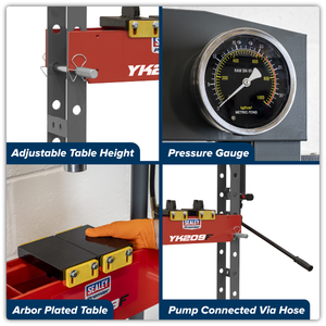 Sealey YK209F Premier Heavy-Duty Floor Type Hydraulic Press 20 Tonne - additional view 11