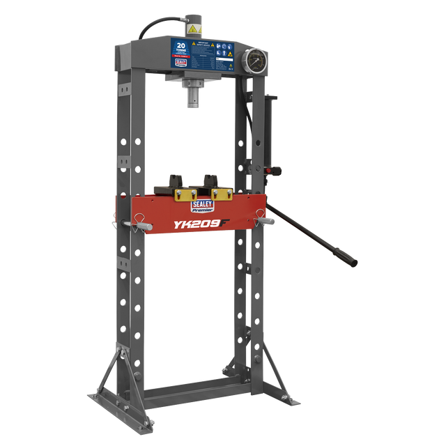 Sealey YK209F Premier Heavy-Duty Floor Type Hydraulic Press 20 Tonne