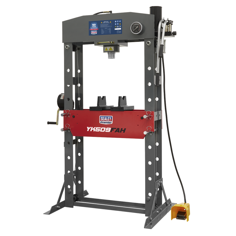 Sealey YK509FAH Premier Air/Hydraulic Floor Type Press with Foot Pedal 50 Tonne - additional view 2
